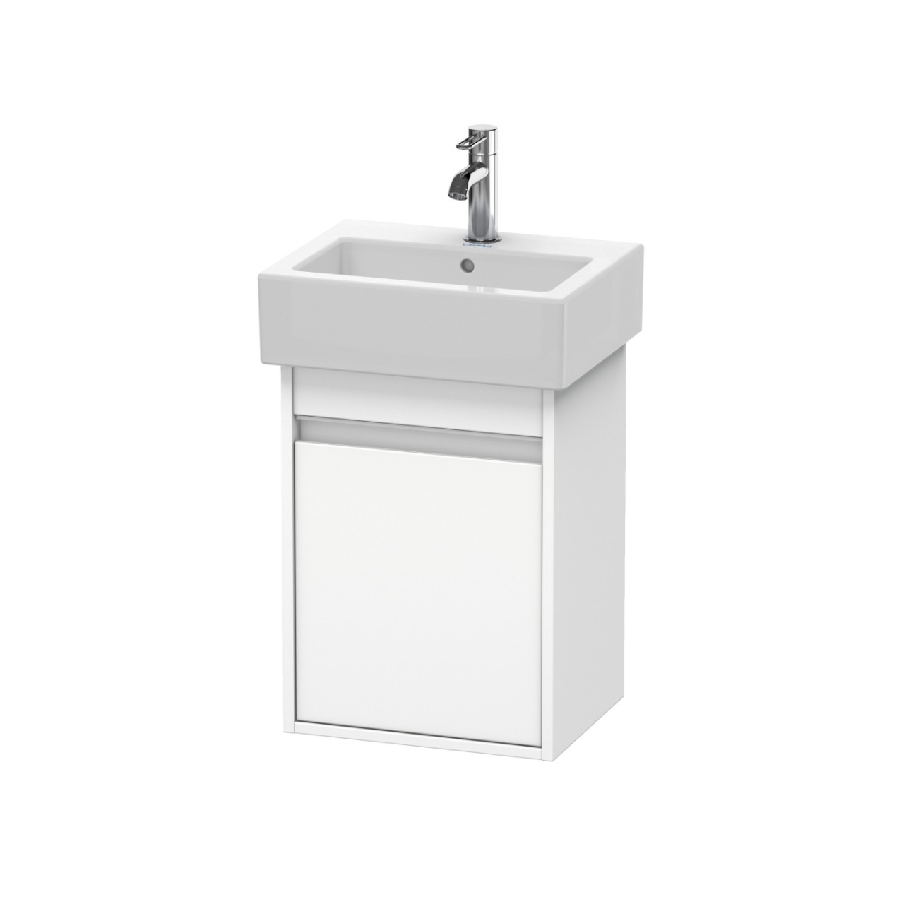 Duravit Ketho Waschtischunterbau wandhängend Weiß Matt 400x320x550 mm - KT6630R1818 KT6630R1818 von Duravit