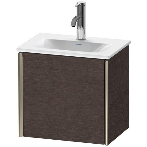 Duravit XViu Waschtischunterbau wandhängend Eiche dunkel gebürstet Matt 430x310x397 mm - XV4030LB172 XV4030LB172 von Duravit