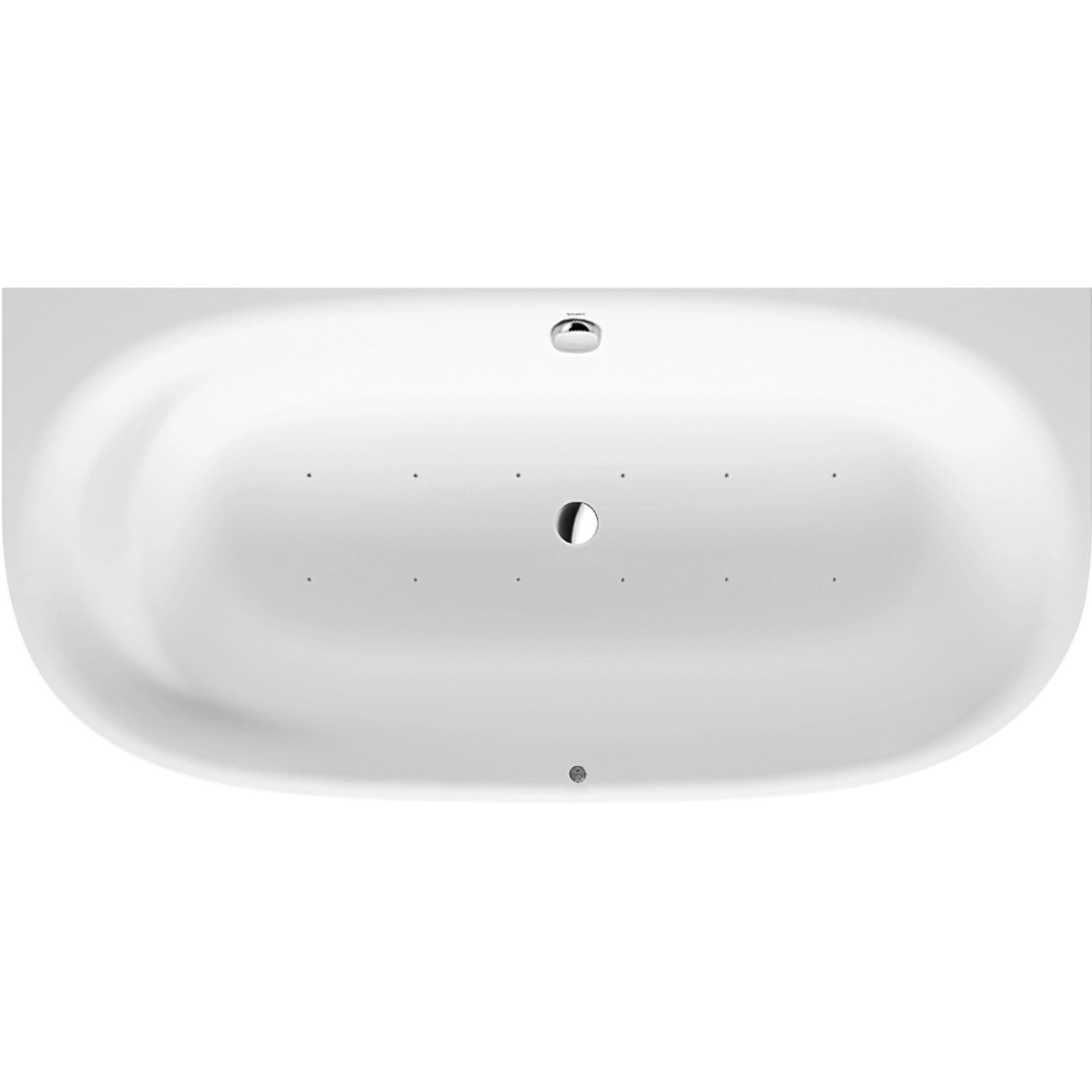 Duravit Whirlwanne Cape Cod 190 cm x 90 cm Vorwandversion mit Rückenschräge Weiß Duravit Whirlwanne Cape Cod 190 cm x 90 cm Vorwandversion mit Rückenschräge Weiß von DURAVIT