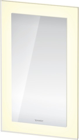 Duravit White Tulip Spiegel Weiß Aluminium Matt 450x50x750 mm - WT7060000000000 WT7060000000000 von Duravit