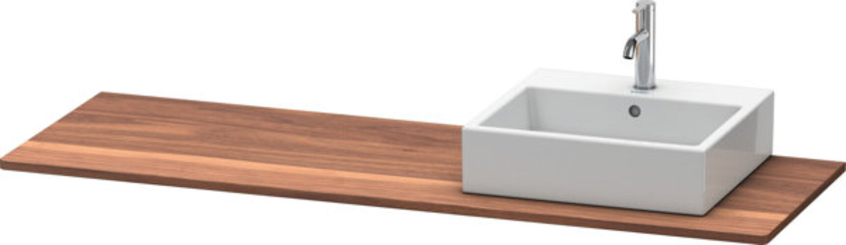 Duravit XSquare Massivholz-Konsole 061H, 1600 x 550 mm, 1 Ausschnitt rechts, XS061HR7777 Duravit XSquare Massivholz-Konsole 061H, 1600 x 550 mm, 1 Ausschnitt rechts, XS061HR7777 von Duravit