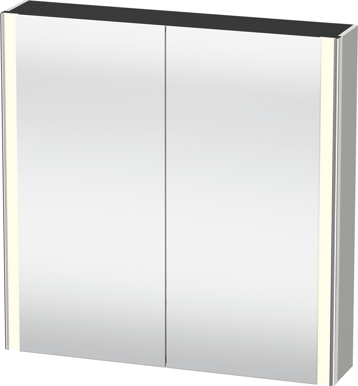 Duravit XSquare Spiegelschrank Betongrau 800x155x800 mm - XS7112007071000 XS7112007071000 von Duravit