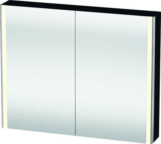 Duravit XSquare Spiegelschrank Eiche Schwarz 1000x155x800 mm - XS7113016160000 XS7113016160000 von Duravit