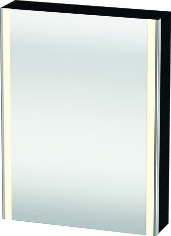 Duravit XSquare Spiegelschrank Eiche Schwarz 600x155x800 mm - XS7111R16162000 XS7111R16162000 von Duravit