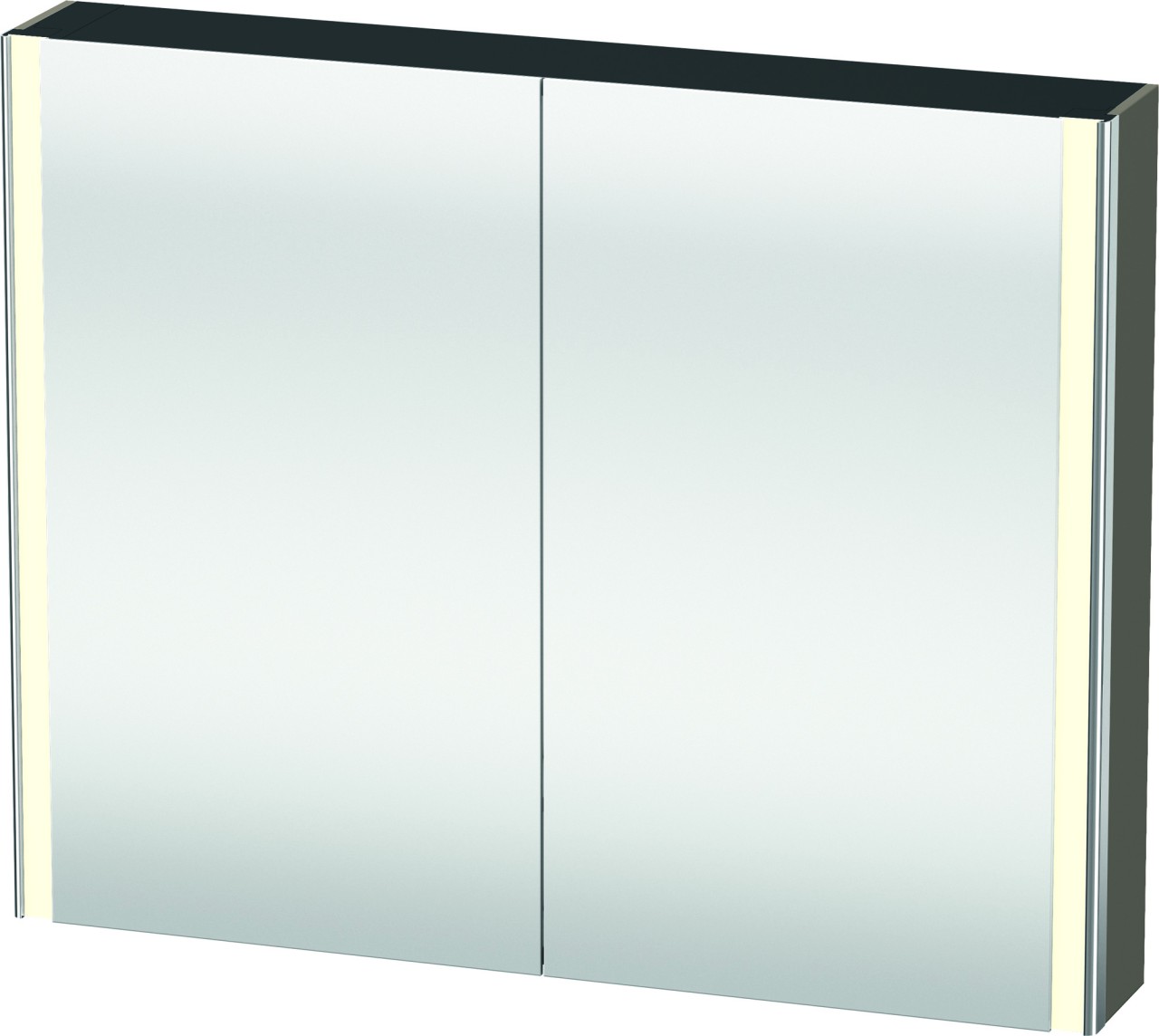 Duravit XSquare Spiegelschrank Flanell Grau 1000x155x800 mm - XS7113089890000 XS7113089890000 von Duravit