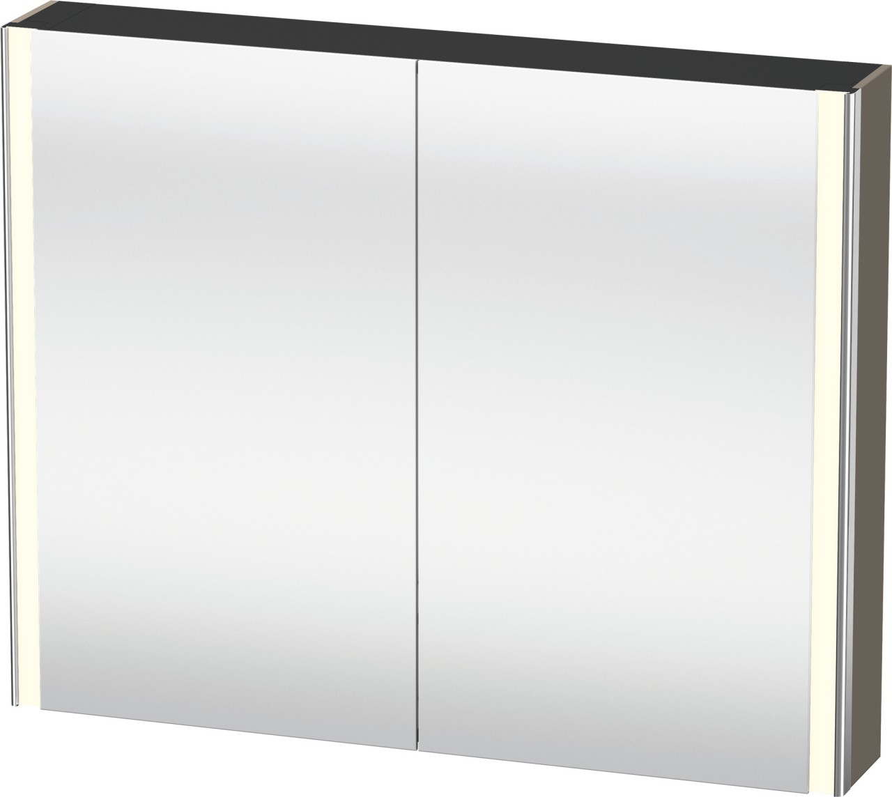 Duravit XSquare Spiegelschrank Flanell Grau 1000x155x800 mm - XS7113090900000 XS7113090900000 von Duravit