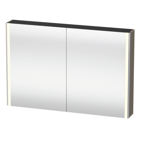 Duravit XSquare Spiegelschrank Flanell Grau 1200x155x800 mm - XS7114090901000 XS7114090901000 von Duravit