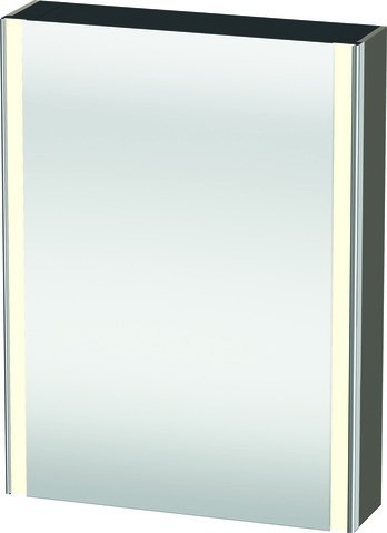 Duravit XSquare Spiegelschrank Flanell Grau 600x155x800 mm - XS7111L90900000 XS7111L90900000 von Duravit