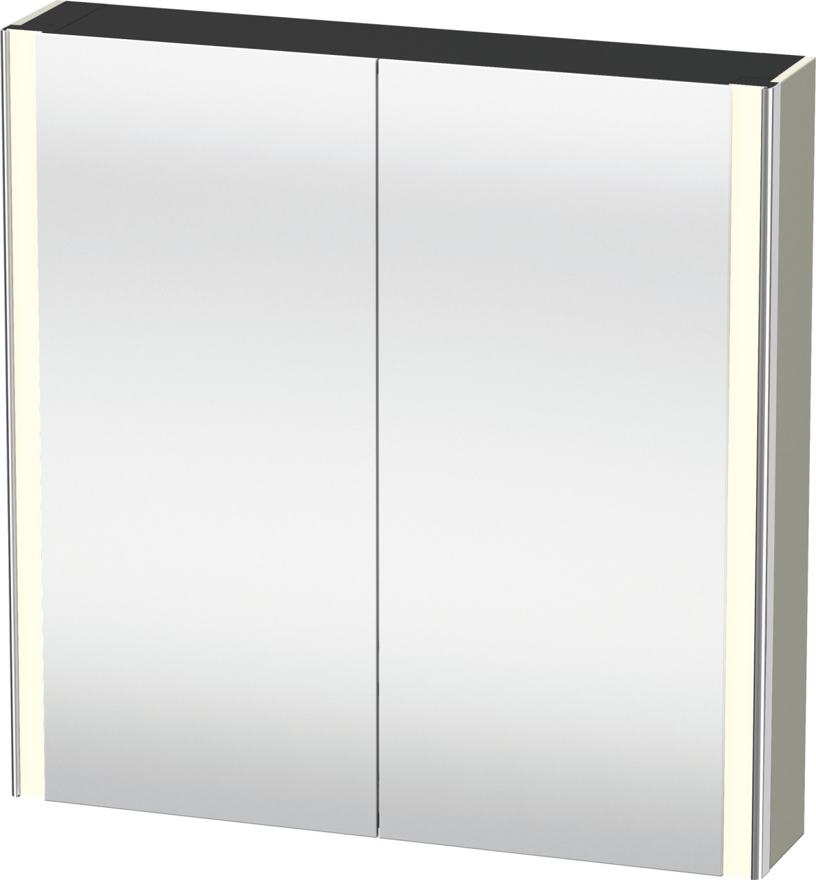 Duravit XSquare Spiegelschrank Taupe 800x155x800 mm - XS7112060601000 XS7112060601000 von Duravit