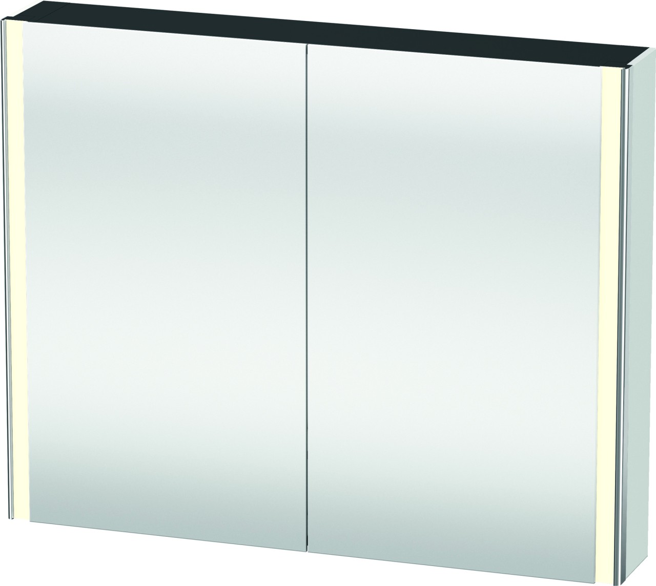 Duravit XSquare Spiegelschrank Weiß 1000x155x800 mm - XS7113018181000 XS7113018181000 von Duravit