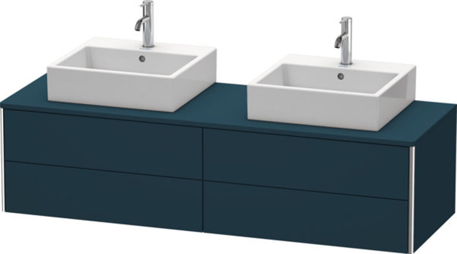 Duravit XSquare Waschtischunterbau wandhängend 160,0 x 54,8 cm, 4 Schubkästen, oberer Schubkasten inkl. Siphonausschnitt und Schürze, XS4917B9898 Duravit XSquare Waschtischunterbau wandhängend 160,0 x 54,8 cm, 4 Schubkästen, oberer Schubkasten inkl. Siphonausschnitt und Schürze, XS4917B9898 von Duravit