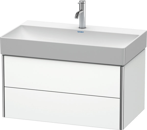 Duravit XSquare Waschtischunterbau wandhängend 78,4x46,0 cm, 2 Schubkästen, für Waschtisch DuraSquare  235380, XS416209797 von Duravit