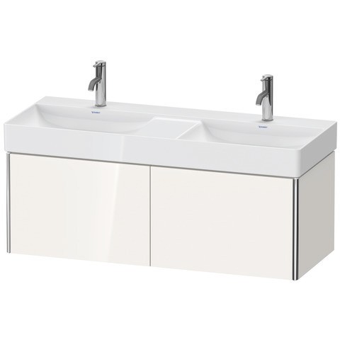 Duravit XSquare Waschtischunterbau wandhängend Weiß Hochglanz 1184x460x397 mm - XS4064022220C00 XS4064022220C00 von Duravit