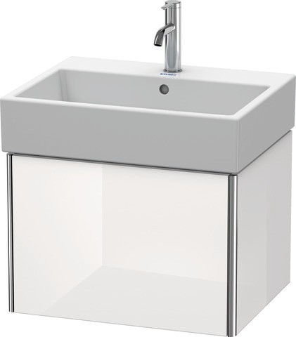 Duravit XSquare Waschtischunterbau wandhängend Weiß Hochglanz 584x460x397 mm - XS4093022220E00 XS4093022220E00 von Duravit