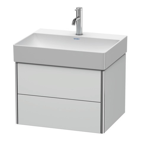 Duravit XSquare Waschtischunterbau wandhängend Weiß Seidenmatt 584x460x397 mm - XS4161036360A00 XS4161036360A00 von Duravit