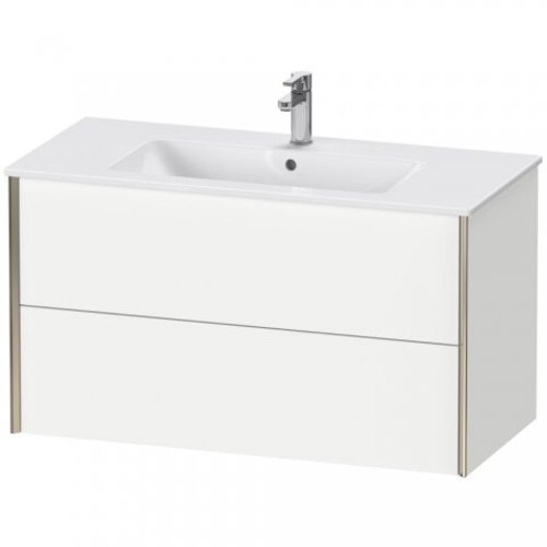Duravit XViu 4127 Waschtischunterbau wandhängend, 2 Schubkästen, für Waschtisch ME by Starck 233610, 1010x480 mm, XV41270B173 von Duravit