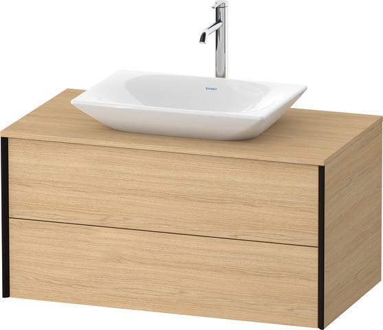 Duravit XViu Konsolenwaschtischunterbau wandhängend Natur Eiche Matt 1000x550x509 mm - XV47710B2300E XV47710B2300E00 von Duravit