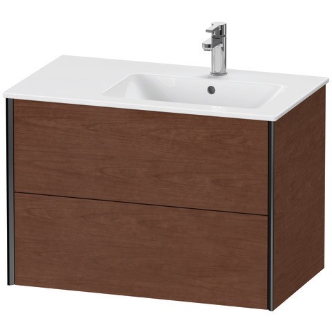 Duravit XViu Waschtischunterbau wandhängend Amerikanischer Nussbaum Matt 810x480x560 mm - XV41590B21 XV41590B2130A00 von Duravit