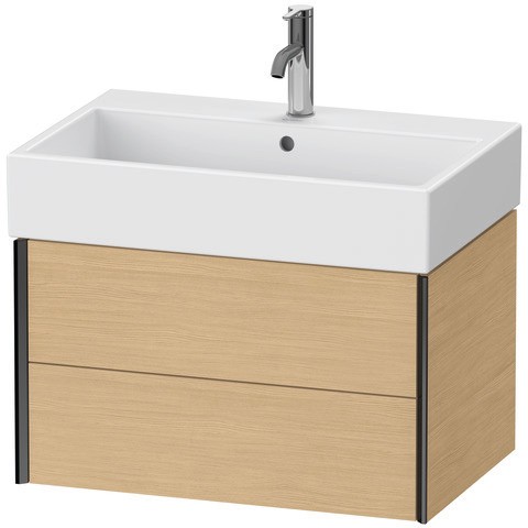 Duravit XViu Waschtischunterbau wandhängend Natur Eiche Matt 684x454x397 mm - XV43350B2300A00 XV43350B2300A00 von Duravit