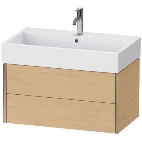 Duravit XViu Waschtischunterbau wandhängend Natur Eiche Matt 784x454x397 mm - XV43360B1300A00 XV43360B1300A00 von Duravit