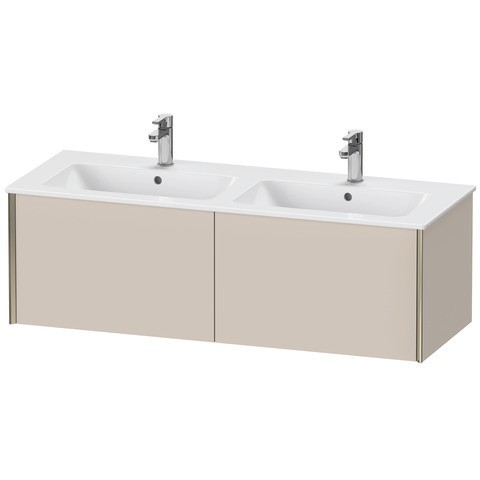 Duravit XViu Waschtischunterbau wandhängend Taupe Matt 1280x480x400 mm - XV40290B1910G00 XV40290B1910G00 von Duravit