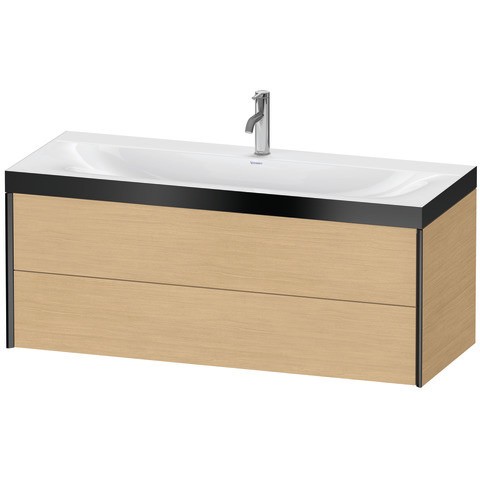 Duravit XViu c-bonded Set wandhängend Natur Eiche 1200x480x503 mm - XV4617OB230PE00 XV4617OB230PE00 von Duravit