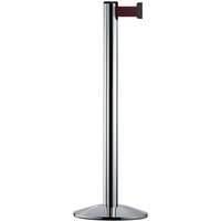 Personen-Leitsystem Extend, Ständer verchromt, Gurtfarbe bordeaux Personen-Leitsystem Extend, Ständer verchromt, Gurtfarbe bordeaux von Via Guide®