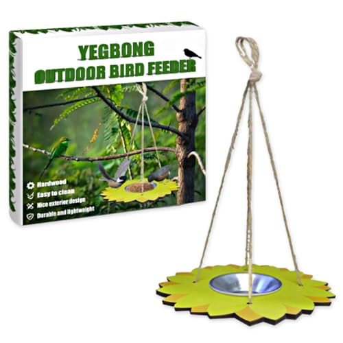 Vogelfutterhaus Vogelhaus Kinder Vogelfutterspender zum Aufhängen, Futterspender Vögel Floral Handarbeit DIY Spielzeug für Jungen Mädchen für Vögel Wildvögel m Garten und Balkon Gartenvögel von Durdiiy