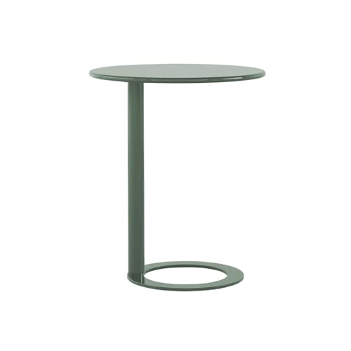 Durecoform Beistelltisch in C-Form – moderner runder Couchtisch mit Metallrahmen für Wohnzimmer oder Nachttisch, ideal für kleine Räume Durecoform Beistelltisch in C-Form – moderner runder Couchtisch mit Metallrahmen für Wohnzimmer oder Nachttisch, ideal für kleine Räume von Durecoform