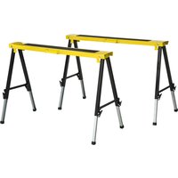DURHAND 2er-Set Sägepferd Klappbare Arbeitsböcke rutschfest aus Stahl Gelb Schwarz 100 x 49 x 62-90 cm mit 100 kg Belastbarkeit Aosom.de DURHAND 2er-Set Sägepferd Klappbare Arbeitsböcke rutschfest aus Stahl Gelb Schwarz 100 x 49 x 62-90 cm mit 100 kg Belastbarkeit Aosom.de von DURHAND
