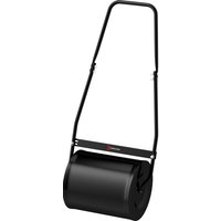 Outsunny Rasenwalze aus Stahl mit Griff dim. 47L x 32B x 105H cm maximale Ballastierung 30 L Schwarz   Aosom von DURHAND