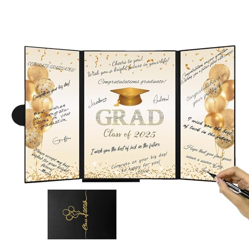 Abschlussbuch zum Unterschreiben 2025, Abschluss-Gästebuch 2025 | Klasse 2025 Grad Felicia Buch der VITOS - Favoriten der Party der Saison für Studenten von Duroecsain