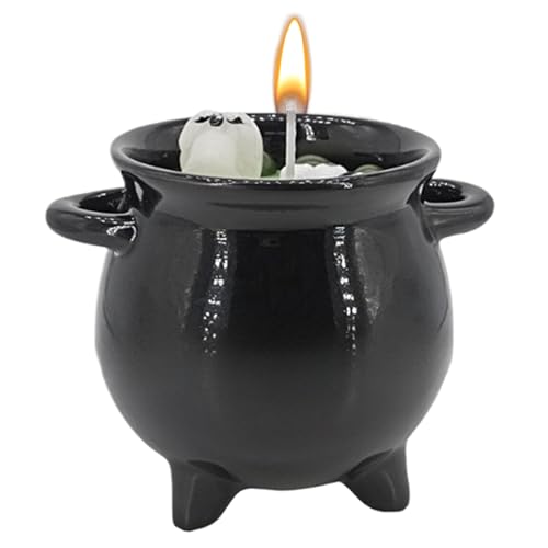Dekorative Halloween-Kerzen | Hexentopf für Tisch - Sojawachskerzen für Kamin, Bad, Schlafzimmer, Couchtisch, festliche Dekoration Dekorative Halloween-Kerzen | Hexentopf für Tisch - Sojawachskerzen für Kamin, Bad, Schlafzimmer, Couchtisch, festliche Dekoration von Duroecsain