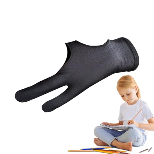 Digitales Zeichnen mit zwei Fingern für Grafiktablett, 2 Stück, Anti-Friction für rechte und linke Hand, Zubehör für Malerei, Kreation, Papier, Skizzen für Anfänger, Studenten von Duroecsain