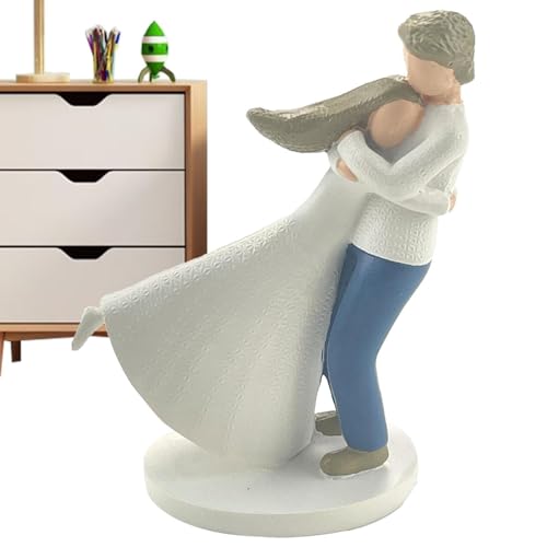 Duroecsain Abstrakte Tänzerstatue, Tänzer-Figuren, ästhetisches Regal, Dancing Girl | Elegante Tänzerin Statue aus Harz, Handwerk für Regale, Bücherregal, Couchtisch Duroecsain Abstrakte Tänzerstatue, Tänzer-Figuren, ästhetisches Regal, Dancing Girl | Elegante Tänzerin Statue aus Harz, Handwerk für Regale, Bücherregal, Couchtisch von Duroecsain