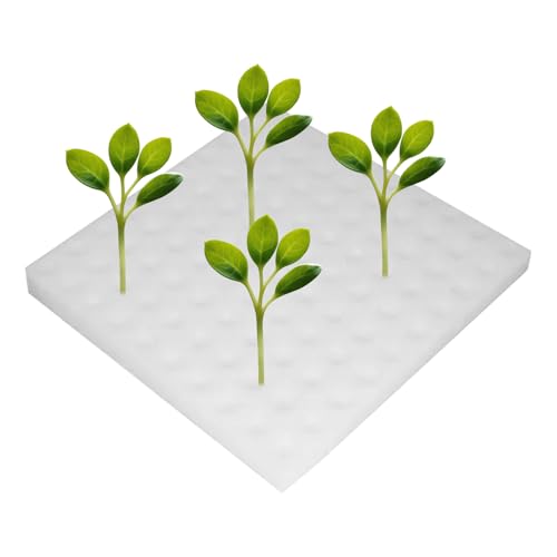 Duroecsain Aerogarden Anzuchtschwämme | Werkzeug zum Anpflanzen von hydroponischen Setzlingen, Lehrwerkzeug für die Schule zum Keimen von Salat und Tomaten im Innen- und Außenbereich von Duroecsain