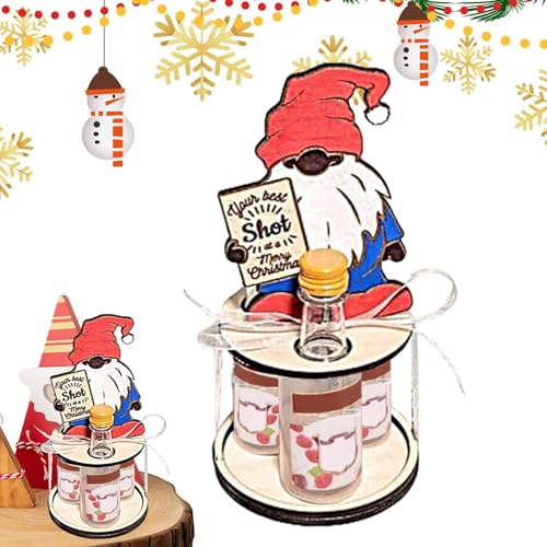 Duroecsain Alkohol-Flaschenhalter, Weihnachtsweinhalter, Alkoholhalter, kleines Weinregal, Aufbewahrung von wiederverwendbaren Spirituosen, dekorativer Getränkehalter für Weihnachtsbankette, Duroecsain Alkohol-Flaschenhalter, Weihnachtsweinhalter, Alkoholhalter, kleines Weinregal, Aufbewahrung von wiederverwendbaren Spirituosen, dekorativer Getränkehalter für Weihnachtsbankette, von Duroecsain
