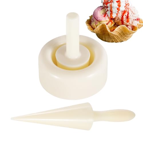 Duroecsain Backform für knusprige Zapfen, Waffeleisen, Küchenzubehör für hausgemachtes Gebäck mit ergonomischem Griff, für hausgemachte Teesnacks Duroecsain Backform für knusprige Zapfen, Waffeleisen, Küchenzubehör für hausgemachtes Gebäck mit ergonomischem Griff, für hausgemachte Teesnacks von Duroecsain