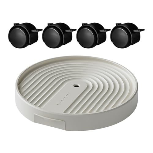 Duroecsain Blumentopfständer mit Rollen, Rollenhalter für Blumentöpfe mit drehbaren Rädern, Basis mit Rädern für drinnen und draußen Duroecsain Blumentopfständer mit Rollen, Rollenhalter für Blumentöpfe mit drehbaren Rädern, Basis mit Rädern für drinnen und draußen von Duroecsain