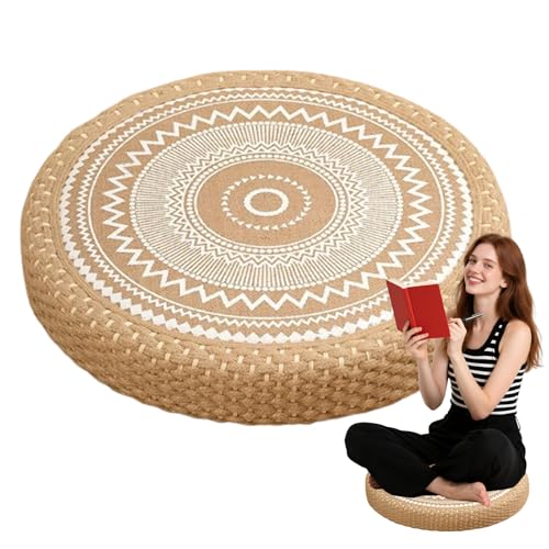 Duroecsain Bodenkissen, -Kissen Tatami für Meditation, Boho-Dekoration für drinnen und draußen, Yoga, Wohnzimmer, Tee und Zimmer Duroecsain Bodenkissen, -Kissen Tatami für Meditation, Boho-Dekoration für drinnen und draußen, Yoga, Wohnzimmer, Tee und Zimmer von Duroecsain