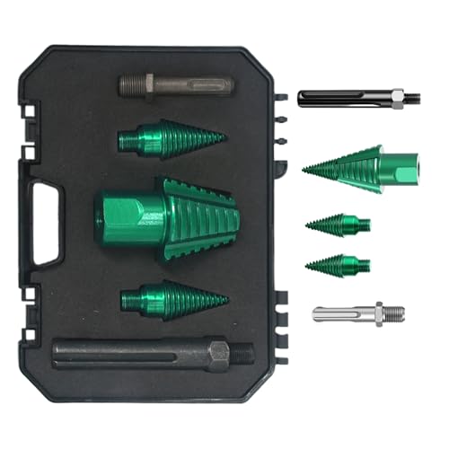 Duroecsain Bohrmeißel Holzspalter - Schraubenspalter Aufsatz,Für Stockentfernung Bastelprojekte Farm Möbelmontage Camping Outdoor von Duroecsain