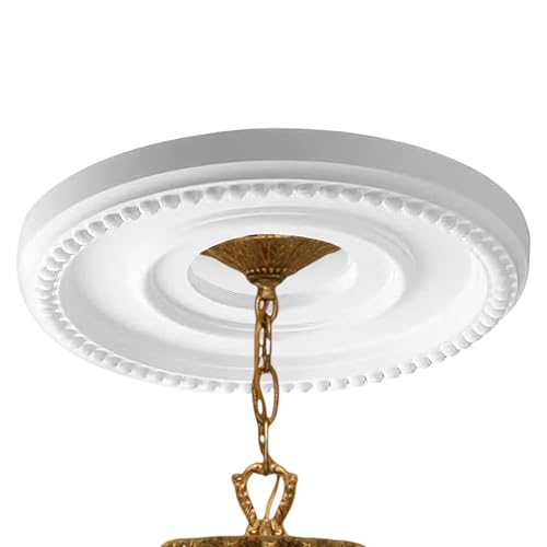 Duroecsain Deckenmedaillon für Ventilator – Grunddekoration für Deckenventilator mit Beleuchtung, Beleuchtung im europäischen Stil, Basis aus PU, Rosette für Wandleisten, Kronleuchter, Schlafzimmer Duroecsain Deckenmedaillon für Ventilator – Grunddekoration für Deckenventilator mit Beleuchtung, Beleuchtung im europäischen Stil, Basis aus PU, Rosette für Wandleisten, Kronleuchter, Schlafzimmer von Duroecsain