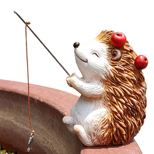 Duroecsain Dekorative Gartenfigur, Igel-Figur für Aquarien und Haus, kreativ, multifunktional, für Garten, Haus, Aquarium, Balkon, Büro Duroecsain Dekorative Gartenfigur, Igel-Figur für Aquarien und Haus, kreativ, multifunktional, für Garten, Haus, Aquarium, Balkon, Büro von Duroecsain