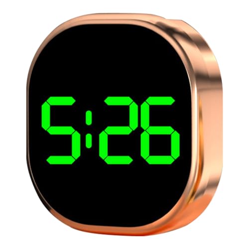 Duroecsain Digitale Uhr Für Auto | Haftbare Digitaluhr Für Kfz Mit LCD-Zeitanzeige - Display & Universelle Montage Für Auto & LKW von Duroecsain