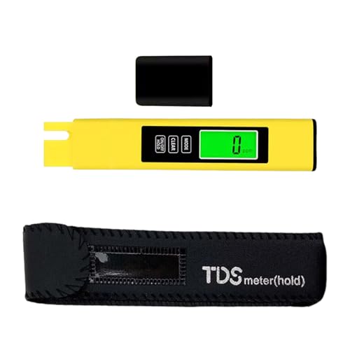Duroecsain Digitaler Wassertester für Trinken, Wassertester für Trinken, intelligentes präzises Wassertestset, tragbare multifunktionale Leitfähigkeitszähler und Zubehör für von Duroecsain