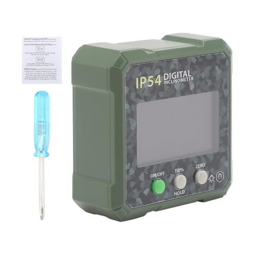 Duroecsain Digitaler Winkelmesser, digitaler Neigungsmesser – 4 auf dem Messgerät mit 90-Grad-Messgerät mit magnetischer Basis und Hintergrundbeleuchtung | Digitales Anzeigelineal für Bau, Duroecsain Digitaler Winkelmesser, digitaler Neigungsmesser – 4 auf dem Messgerät mit 90-Grad-Messgerät mit magnetischer Basis und Hintergrundbeleuchtung | Digitales Anzeigelineal für Bau, von Duroecsain
