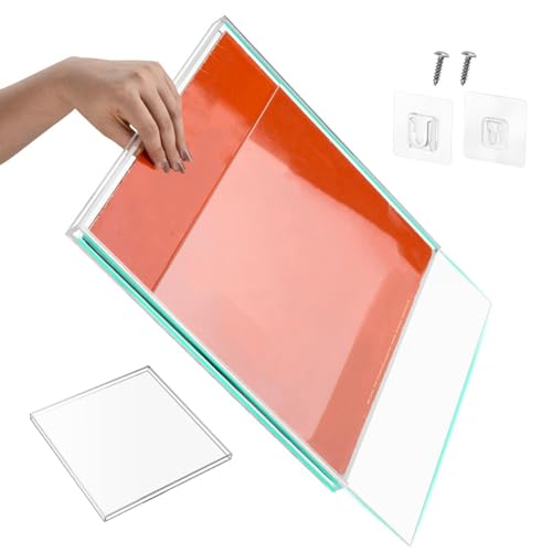 Duroecsain Disk-Vitrine, Acryl-Scheiben-Vitrine | Transparenter Fotokartenhalter, Präsentationsrahmen, Registrierungsrahmen - Kartenständer Duroecsain Disk-Vitrine, Acryl-Scheiben-Vitrine | Transparenter Fotokartenhalter, Präsentationsrahmen, Registrierungsrahmen - Kartenständer von Duroecsain