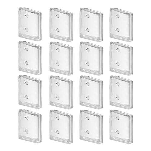 Duroecsain Duschclips, halten Sie den an Ort und Stelle – 16 x Clips für Duschspritzer – Badewannenzubehör, Badezimmerhaken, Fensterbeschläge, Ringans von Duroecsain