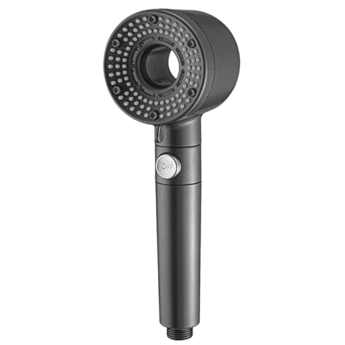 Duroecsain Duschkopf Mit Druckverstärker | Booster-Duschkopf Fürs Badezimmer,Ergonomische Handbrause für Haushalt Hotel und Studentenwohnheim Duroecsain Duschkopf Mit Druckverstärker | Booster-Duschkopf Fürs Badezimmer,Ergonomische Handbrause für Haushalt Hotel und Studentenwohnheim von Duroecsain