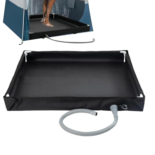 Duroecsain Duschwanne – Bodenplatte tragbar für Dusche – Tragbare Badewannenbasis für Camping, Auto, Zelt, Road Trip Store Solarium Awning Duroecsain Duschwanne – Bodenplatte tragbar für Dusche – Tragbare Badewannenbasis für Camping, Auto, Zelt, Road Trip Store Solarium Awning von Duroecsain